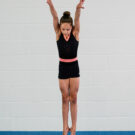 Stretch jump and landing